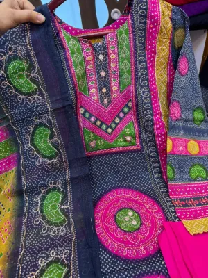 Cotton Floral Printed Stitched 3Pc Set